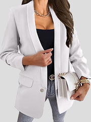 Blazers Lapel Button Slim Long Sleeve Blazer Ins Street