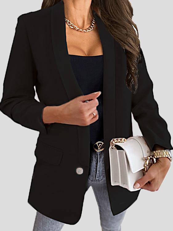 Blazers Lapel Button Slim Long Sleeve Blazer Ins Street