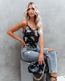 Yolo Floral Crop Cami Tank Ins Street
