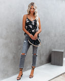 Yolo Floral Crop Cami Tank Ins Street