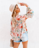 You Look Perfect Floral Button Down Babydoll Top Ins Street