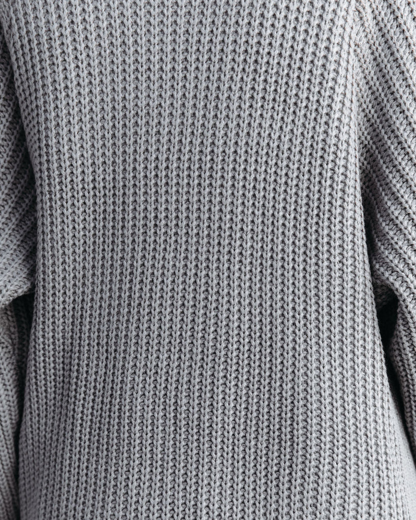 Your Own World Knit Duster Cardigan - Grey - FINAL SALE – InsStreet